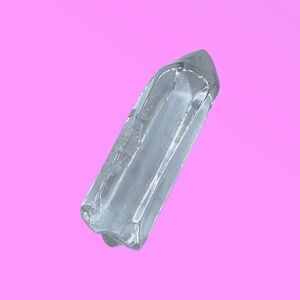 Clear White Quartz Pointed Crystal Wand